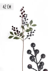  Karácsonyi Dekorációs Pick Bogyós Ág Blueberry 42 cm (QX566128)