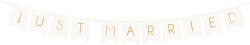  Girland 15x155 cm Just Married Fehér (GRL68008)