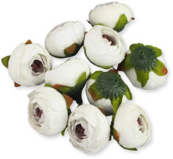  Decorolla Virágfej Begónia Fehér 3, 5 cm 10 Darab/Csomag (AAE396)