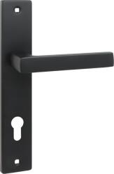 Kuchinox Rando, kilincs hosszú szerelvényen cilinderbetéthez, matt fekete, LAV-KRA_915A (LAV-KRA_915A)