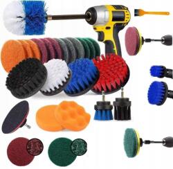  25DB-OS Kárpittisztító Kefe Szett Fúrópad (RICH001348)