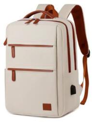 Enjoy Kézipoggyász laptoptartós Wizzair Ryanair méret repülőre 40 x 30 x 20 cm krém (en-beige)