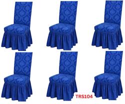 DELFIN Huse Elastice Pt Scaune, Universale, 6 Buc. /Set, Jacquard, Cod TRS104