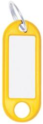 WEDO Kulcscímke, 10 db, WEDO sárga (262101805) - papir25