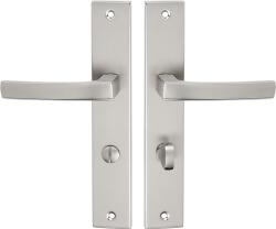 Kuchinox Aster, kilincs WC-zárhoz, hosszú szerelvényen, szatén matt, LAV-KAS_3M3A (LAV-KAS_3M3A)