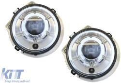 KITT Mercedes W463 G-osztály 1989-2012 Fekete Bi-Xenon Look Első lámpák (HLMBW463B)