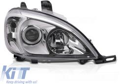  Left reflector headlight suitable for Mercedes ML W163 2001-2005 with chrome base (ABMEHX6009025)