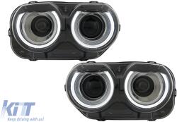 KITT LED Headlights suitable for Dodge Challenger (2015-2023) Black (HLDOGCHA3F)