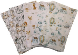  Kispárna huzat csomag/pamut/ állatok és hőlégballon összeállítás