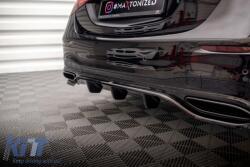  Maxton Design spoiler suitable for front A Design-Line bumper on Mercedes S-Class W223 after 2020, black lacquer (ABMESX6010905)