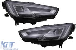 KITT Lightning Teljes LED fényszórók Audi A4 B9 8W (2016-2018) átalakítás xenonról LED-re (HLAUA4B9LED)