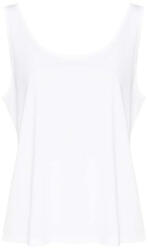 Just Ts JT017 laza szabású Női ujjatlan póló-trikó Just Ts, Solid White-M (jt017sowh-m)