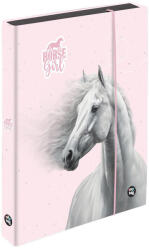 KARTON P+P Lovas füzetbox A/5, jumbo, OXY 2026 Horse romantic, rószaszín (KPP-8-72126) - mesescuccok