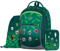 KARTON P+P OXY GO iskolatáska szett, hátizsák tolltartóval és tornazsákkal, Minecraft mintás, Playworld (KPP-0-47126) - officetrade