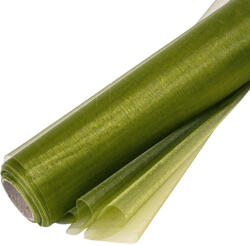 Valex Decor Organza tekercs 24cm x 10m - Olivazöld (CE24-88)