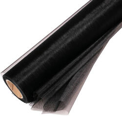 Valex Decor Organza tekercs 24cm x 10m - Fekete (CE24-96)