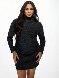 Missguided Grafit Bordázott Ruha Mini Hosszú Ujjú Melange Mintás Missguided 52