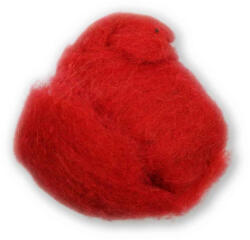  Gyapjú piros 10 g - nemezeléshez, töltéshez és dekorációhoz (Pentacolor) (43083)