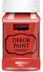  Dekor krétafesték 100 ml piros (38794)