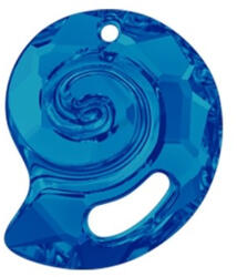 Swarovski Sea Snail Pendant- Swarovski medál- Bermuda Blue