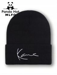 Shein Fekete Klasszikus Beanie Sapka Bordázott Fehér Shein Felirat Univerzális