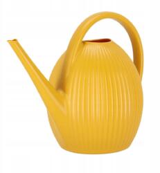 Esschert Design Kerti locsolókanna 9, 5 l sárga bordázott virágöntözéshez (TG353)