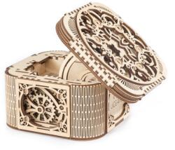 UGears Puzzle 3D, Treasure Box, Ugears, lemn, 190 piese