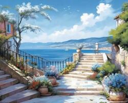 NORIMPEX - Puzzle Tablou Diamant: Vedere la mare 30x40cm - 1 - 39 piese