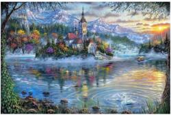 NORIMPEX - Puzzle Tablou Diamant: Castel pe insulă 30x40cm - 1 - 39 piese