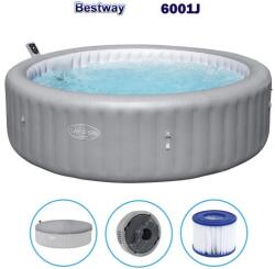 Bestway Надуваемо джакузи Bestway 6001J Lay-Z-Spa Hawaii Smart AirJet, 236x71 см (6001J Lay-Z-Spa Hawaii MaxHold EnergySense UltraFit Smart AirJet)
