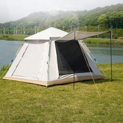 AFM Cort de camping 4 Persoane - Un spatiu confortabil pentru aventurile tale! (C46920) Cort