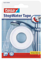 TESA Tömítőszalag, csöpögésre, 12 mm x 12 m, TESA, "StopWater Tape", fehér (56220-00000-02)