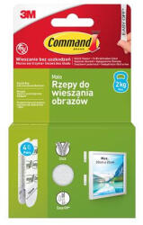 3M SCOTCH Képakasztó csík, tépőzáras, 4 pár, 3M SCOTCH "Command (7100336858)