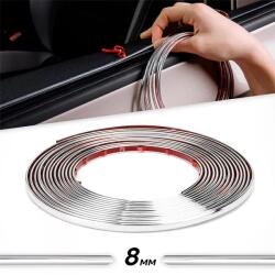AVEX Rola Ornament autoadeziv, 8mm x 15m, culoare Crom SILVER (AVX-T2257) - mobiplaza