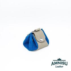 Amnisu Szürke - kék bőr mini 2in1 szütyő és kockatálca N8014-6015