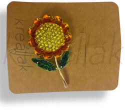  Napraforgó szál kitűző