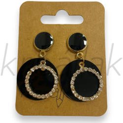  Kicsi kör plasztik fülbevaló