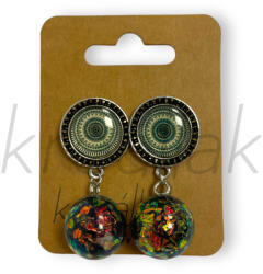  Mandala mintás fülbevaló - kreallak - 2 000 Ft