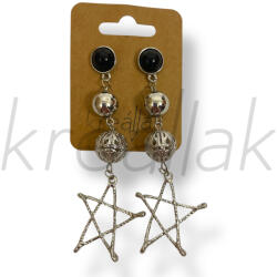  Ezüst csillag fülbevaló