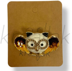  Barna bagylos kitűző