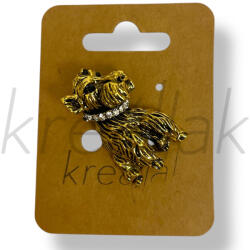  Arany szín kutya kitűző
