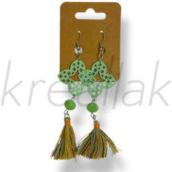  Menta bojtos fülbevaló