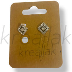  Köves kocka fülbevaló