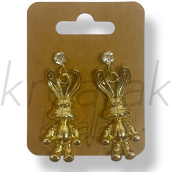  Arany nyuszi fülbevaló