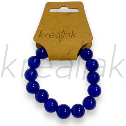  Királykék nagy gyöngyös karkötő