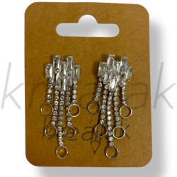  Arany színű köves fülbevaló