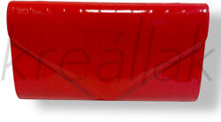 Jessica Piros lakk csíkos táska