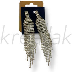  Ezüst színű luxus bojt fülbevaló