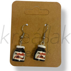  Édesség üveg fülbevaló