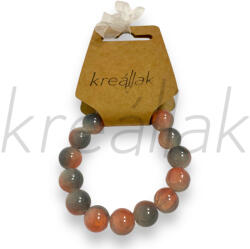  Nagy roppantott üveggyöngyös karkötő